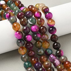 Природный агат бисер нитей G-M437-C01-01Z