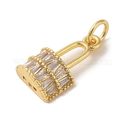 Латунные подвески из прозрачного кубического циркония с микропаве&nbsp;KK-R162-027G