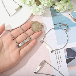 6шт регулируемые браслеты-слайдеры из нержавеющей стали BJEW-CA0001-10