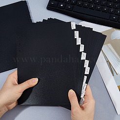 Feuilles intercalaires en plastique pour cahier&nbsp;OFST-WH0002-54A