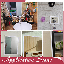 ПВХ самоклеящаяся гибкая молдинговая отделка FIND-WH0148-465