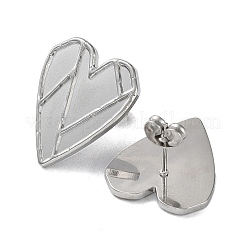 Фурнитура для сережек-гвоздиков из нержавеющей стали марки 304 STAS-M323-25P