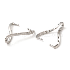 925 стерлинговое серебро с родиевым покрытием STER-NH0001-52P