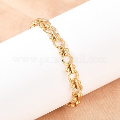 Bracelets à maillons en acier inoxydable 304 pour femmes&nbsp;BJEW-H207-01C-G