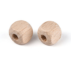 Буковая древесина европейские бусины&nbsp;WOOD-T033-09B