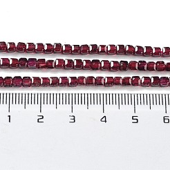 Гранат природный бисер нитей G-P514-B04-02