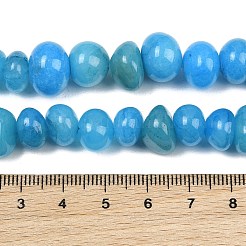 Teñidos naturales blancas abalorios de jade hebras&nbsp;GG-CBACF26-A03-06