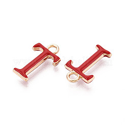 Crémaillère placage pendentifs en émail d'alliage&nbsp;ENAM-T024-53T-G