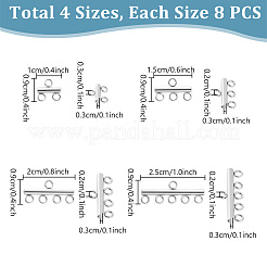 32 шт. 4 стиля 304 нержавеющая сталь люстра компоненты соединения&nbsp;STAS-PH0005-92