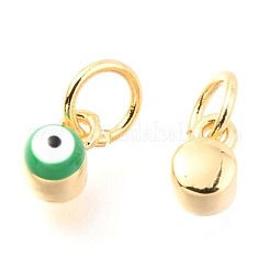 Латунь эмаль подвески KK-Y001-02C-G