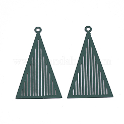 Colgantes de filigrana de acero inoxidable 430&nbsp;STAS-S108-04B