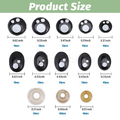 Ремесленные глаза из пластиковой куклы DIY-GL0004-77