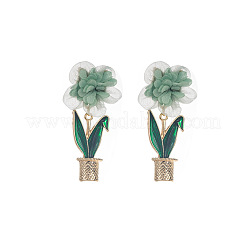 Pendientes colgantes de aleación&nbsp;WG61329-02