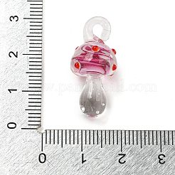 Colgantes artesanales de lampwork&nbsp;LAMP-S067-02A