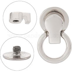 20 комплект двухцветных застежек для подвески сумок из сплава DIY-GF0007-32