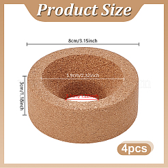 4шт. держатель для круглодонной пробковой колбы&nbsp;AJEW-GA0008-78