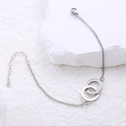 Нержавеющая сталь ссылка браслеты WI0762