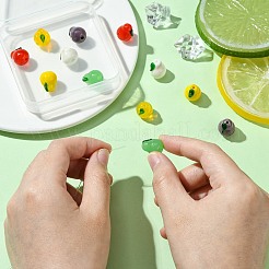 12шт 6 цвета бусины лэмпворк ручной работы&nbsp;LAMP-CJ0002-13