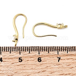 Латунные крючки для серьги из чистого циркония KK-G542-12G