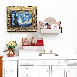 Деревянная настенная полка миниатюрные украшения PW-WGAF2CC-01