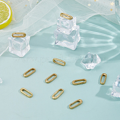 10 шт. латунные пружинные кольца-затворы&nbsp;KK-FH0008-17C