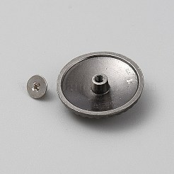 Knöpfe aus Legierung und Kunstharzperlen&nbsp;BUTT-TAC0006-03B