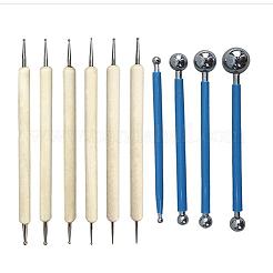Professionelle diy edelstahl polymer clay werkzeuge&nbsp;TOOL-WH0044-04