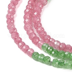 Filo di zirconi cubici di colore sfumato trasparente&nbsp;ZIRC-NH0002-01H
