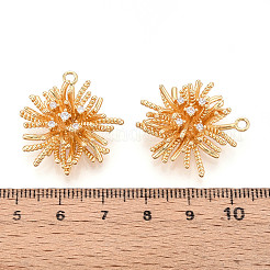 Латунные микро проложить кубического циркония подвески KK-N263-127G