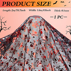 Хэллоуин полиэфирная сетчатая ткань AJEW-WH0314-852B