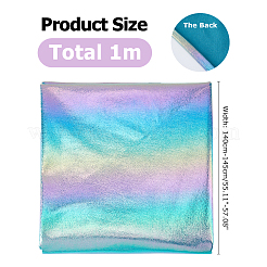 1 m de tissu imitation cuir couleur intrigue&nbsp;AJEW-HS0001-51A