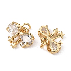Ciondoli Shegrace in ottone con pavé di zirconi cubici trasparenti&nbsp;XGRQ4D075-654G