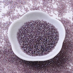 MIYUKIデリカビーズ  シリンダー  日本製シードビーズ  11/0  （db0173)トランスペアレントスモーキーアメジストab  1.3x1.6mm  穴：0.8mm  約2000PCS /ボトル  10 G /ボトル&nbsp;SEED-JP0008-DB0173