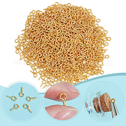 1000 Stück Eisenschraube Ösenstift Peg Bails&nbsp;IFIN-ME0001-09G