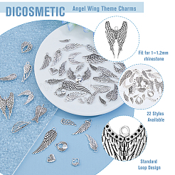 110шт 22 стиля подвески из сплава в тибетском стиле FIND-DC0005-79