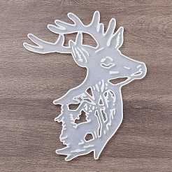 Рождественская голова оленя diy силиконовые Молды&nbsp;SIMO-H002-03