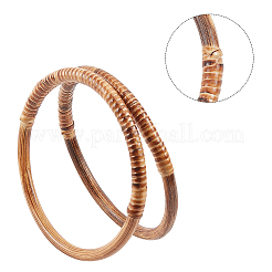 Ручки для сумок из ротанговой ткани WOOD-PH0008-95