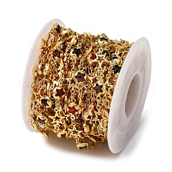 Латунная звезда с круглыми звеньями KK-D422-01G