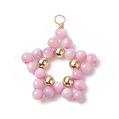 7шт 7 цвета натуральные пресноводные окрашенные подвески из бисера&nbsp;PALLOY-JF01978