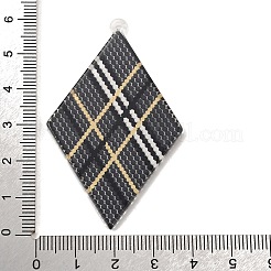 Ромбовидные акриловые большие подвески серьги своими руками аксессуары OACR-M028-02C