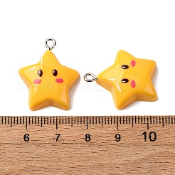 Подвески из непрозрачной смолы&nbsp;RESI-P045-07P-01