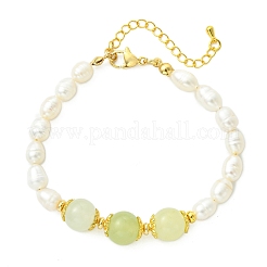 Armbänder aus natürlichen Süßwasserzuchtperlen&nbsp;BJEW-JB13842