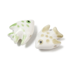 Porcellana fatti a mano perline di ceramica&nbsp;PORC-Z003-04A