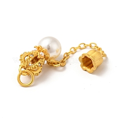 Подвески из латуни с покрытием из короны&nbsp;KK-E056-07MG