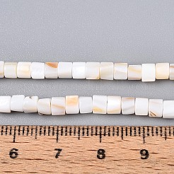 Нити бусин из натуральных пресноводных ракушек SHEL-N027-09A