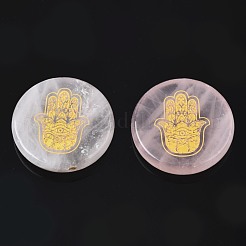 Cabochons de quartz rose naturel&nbsp;G-S375-005B