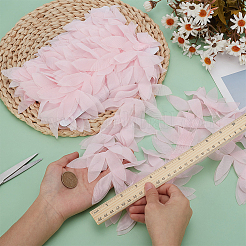 4.9~5 Yards Polyester-Blatt-Spitzenband&nbsp;DIY-FG0002-84