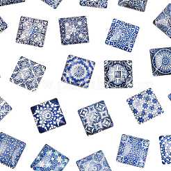 24шт стеклянные кабошоны GGLA-FS0001-22