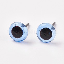 Yeux de poupée en verre d'artisanat&nbsp;LS-DIY-WH0020-B03-10mm