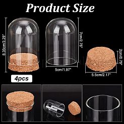 Купол из высокопрочного боросиликатного стекла&nbsp;DJEW-NB0001-22